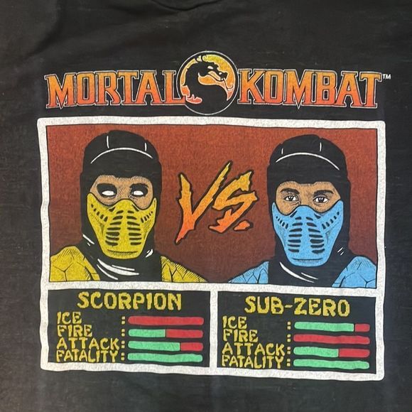 VINTAGE MORTAL KOMBAT T Shirt - Picture 4 of 8